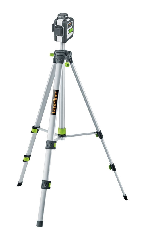 לייזר 3D ירוק נטען עם חצובה 150 ס"מ - LASERLINER CompactPlane-Laser 3G