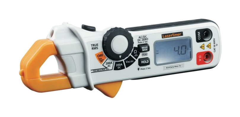 צבת למדידת זרם מקצועית MultiClamp-Meter עם מדידת RMS אמיתית - LASERLINER 083.040A