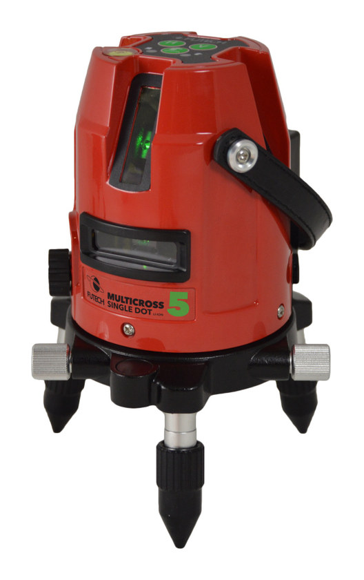 מאזנת לייזר ירוק 5 קווים ונקודות נטענת - FUTECH MC5 SD GREEN Class 3R