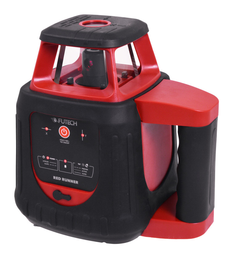 לייזר מסתובב נטען שיפוע נשלט X ו Y קרן אדומה - FUTECH Red Runner 635nm
