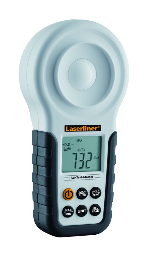 מד עוצמת אור מקצועי דיגיטלי עם חיבור חצובה - LASERLINER LuxTest-Master