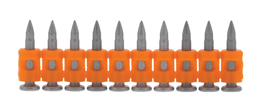 מסמרי HC6 לאקדחי גז SPIT PULSA טווח 15-65 מ"מ לבטון קשה ומתכת (כתום) - SPIT HC6